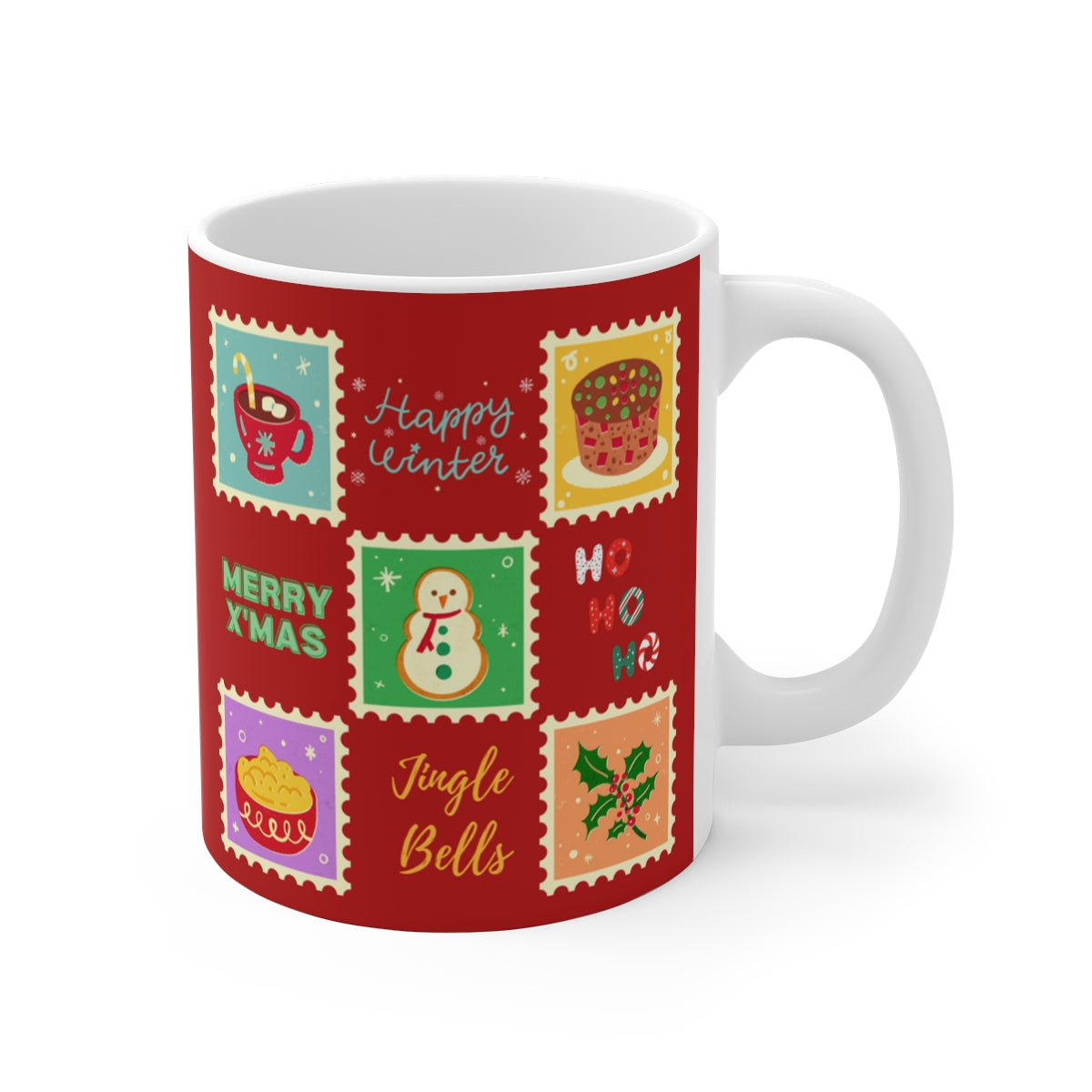 HOLIDAY CHEER 11oz MUG - Christmas Festivities Theme