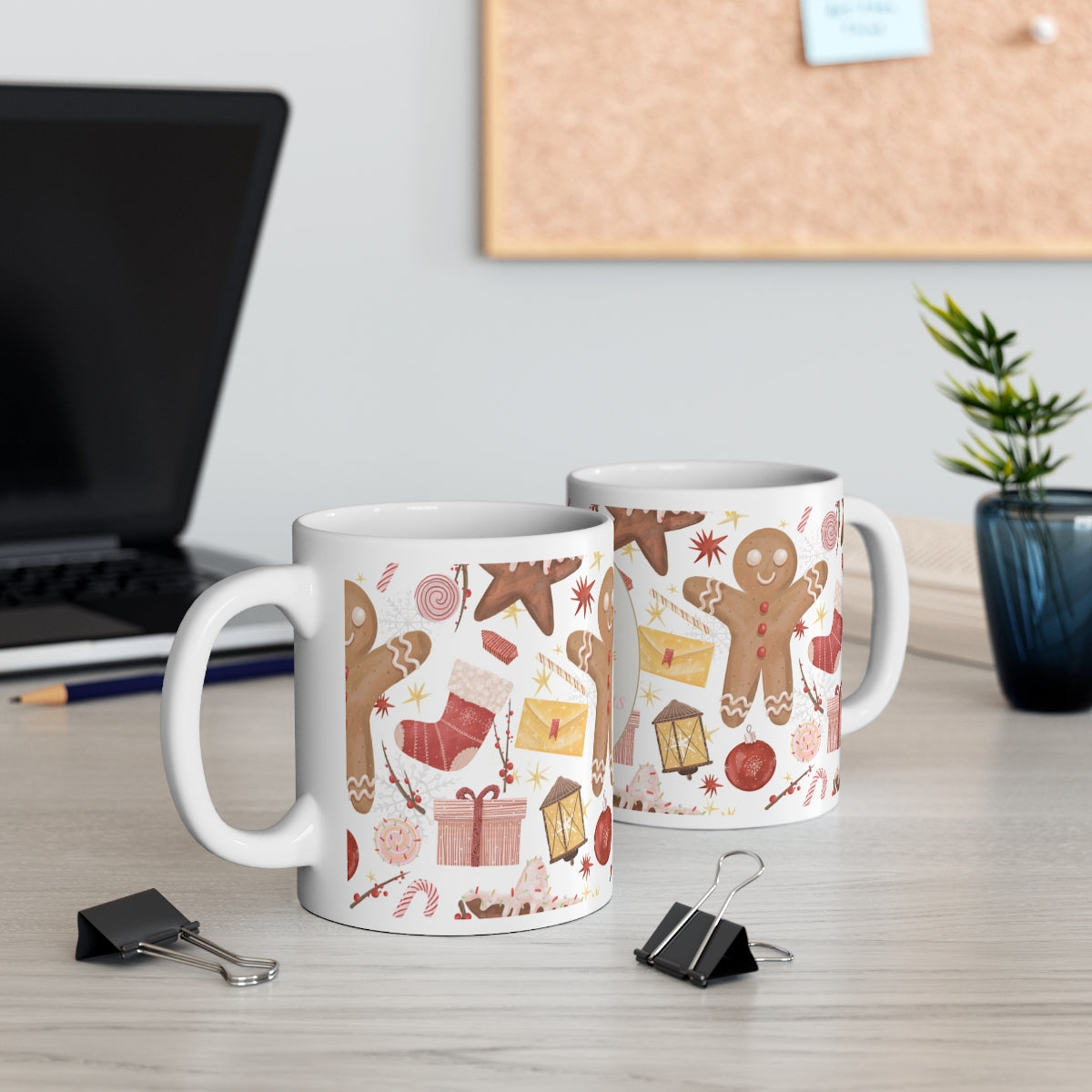 HOLIDAY CHEER 11oz MUG - Christmas & Love Theme