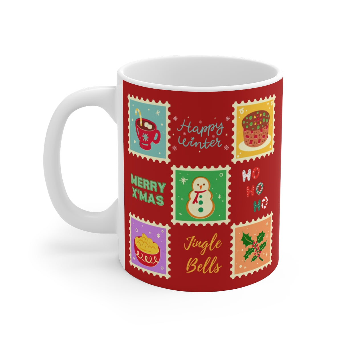 HOLIDAY CHEER 11oz MUG - Christmas Festivities Theme