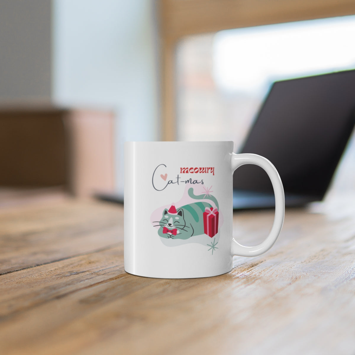 HOLIDAY CHEER 11oz MUG - Pets & Christmas Theme