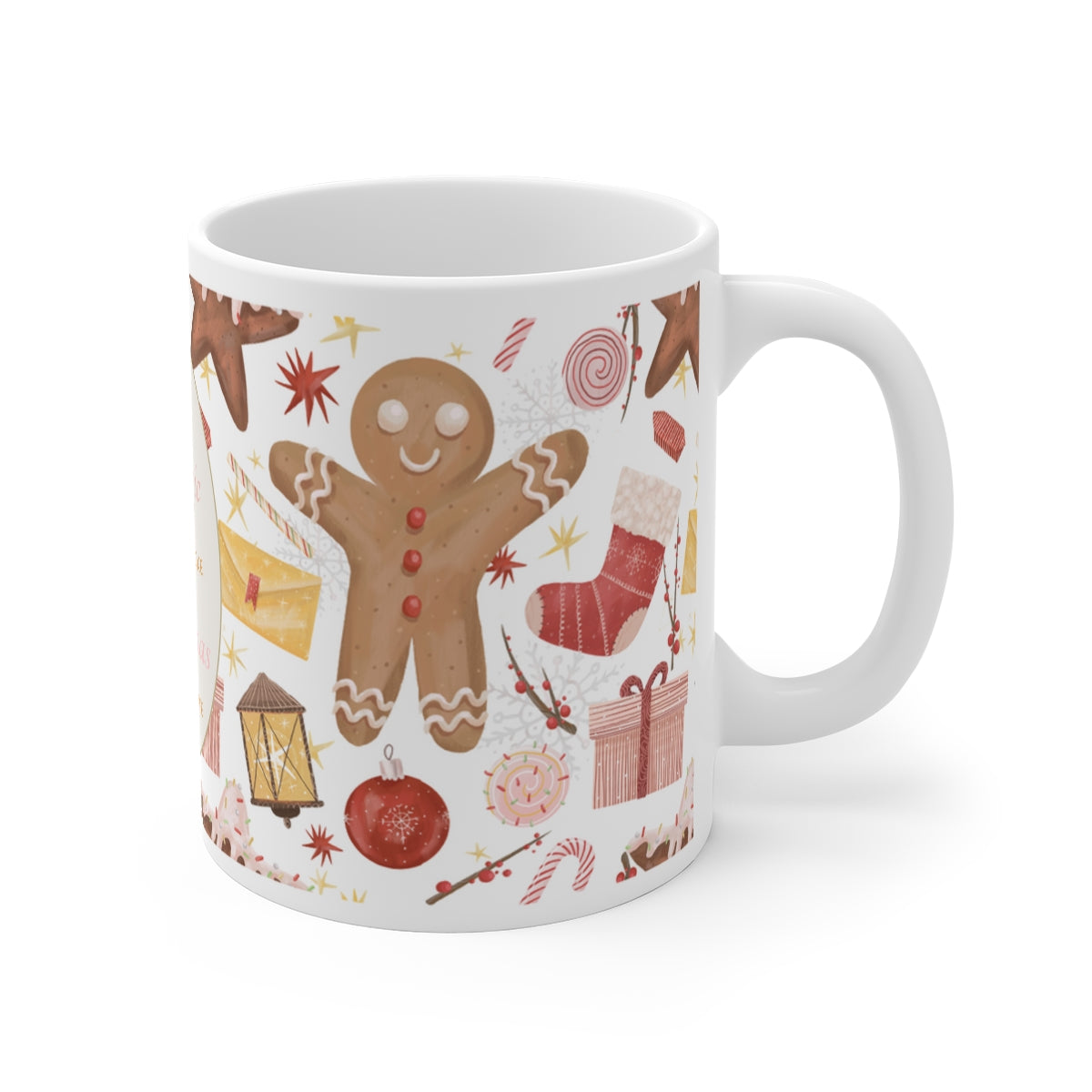 HOLIDAY CHEER 11oz MUG - Christmas & Love Theme