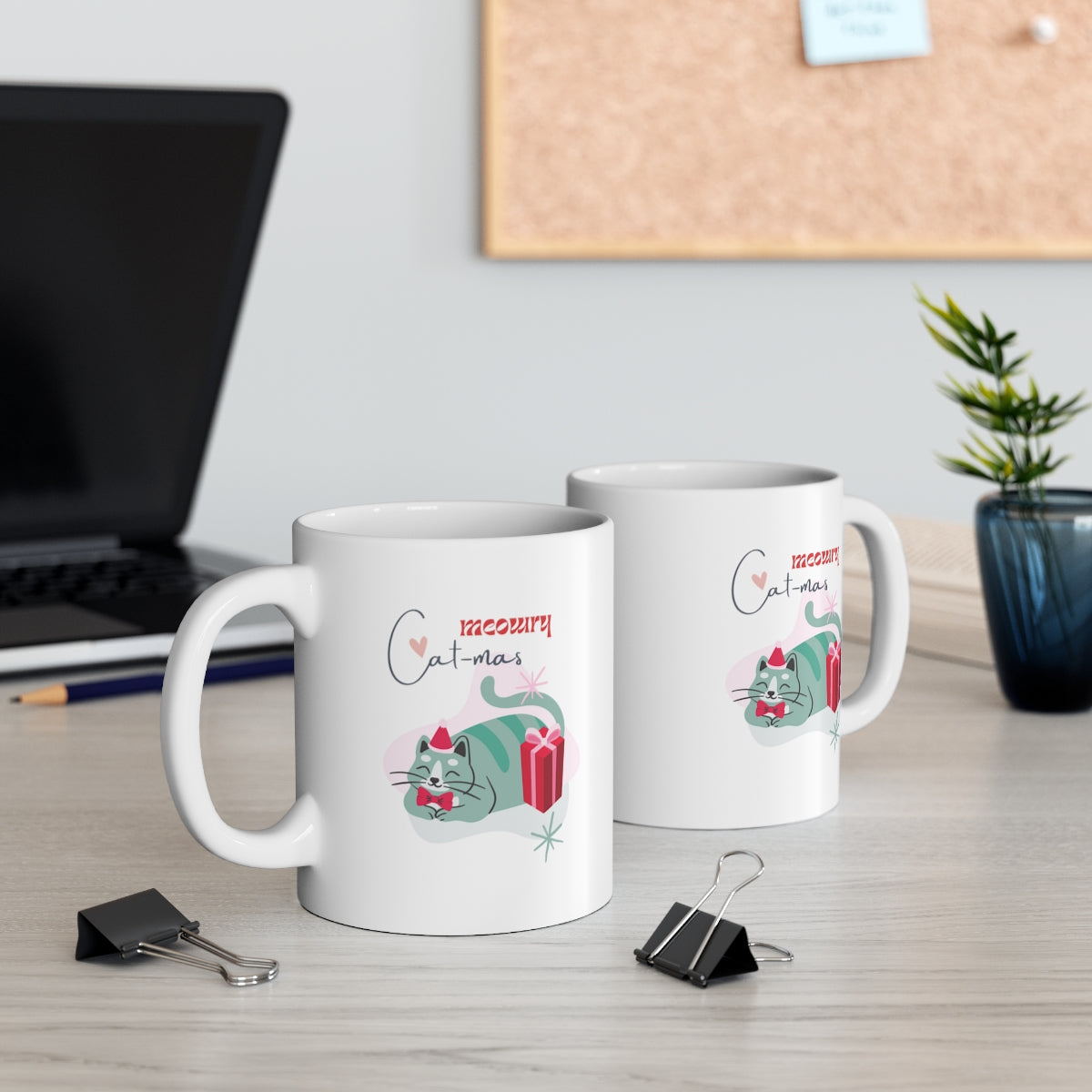 HOLIDAY CHEER 11oz MUG - Pets & Christmas Theme