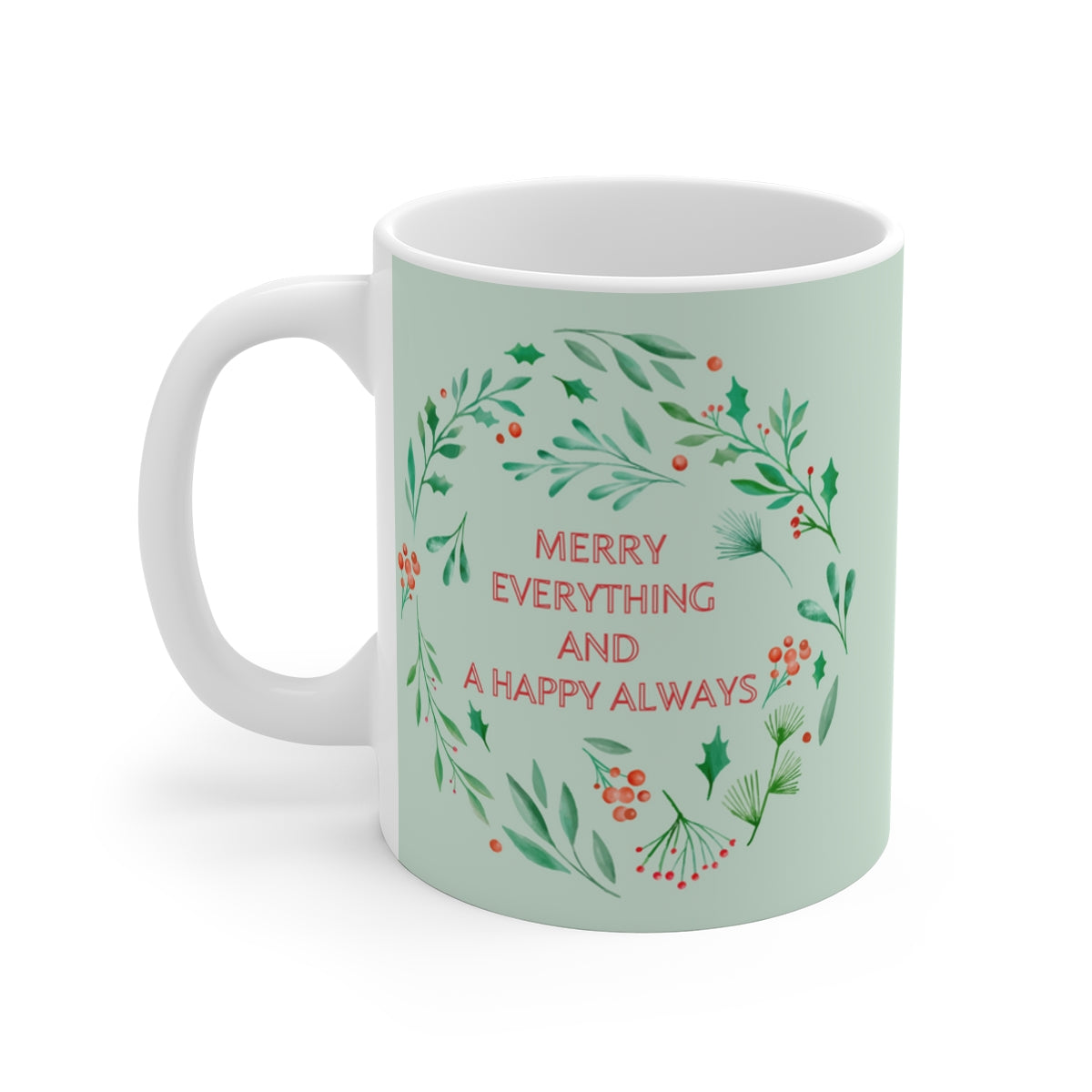 HOLIDAY CHEER 11oz MUG - Christmas & NY Theme