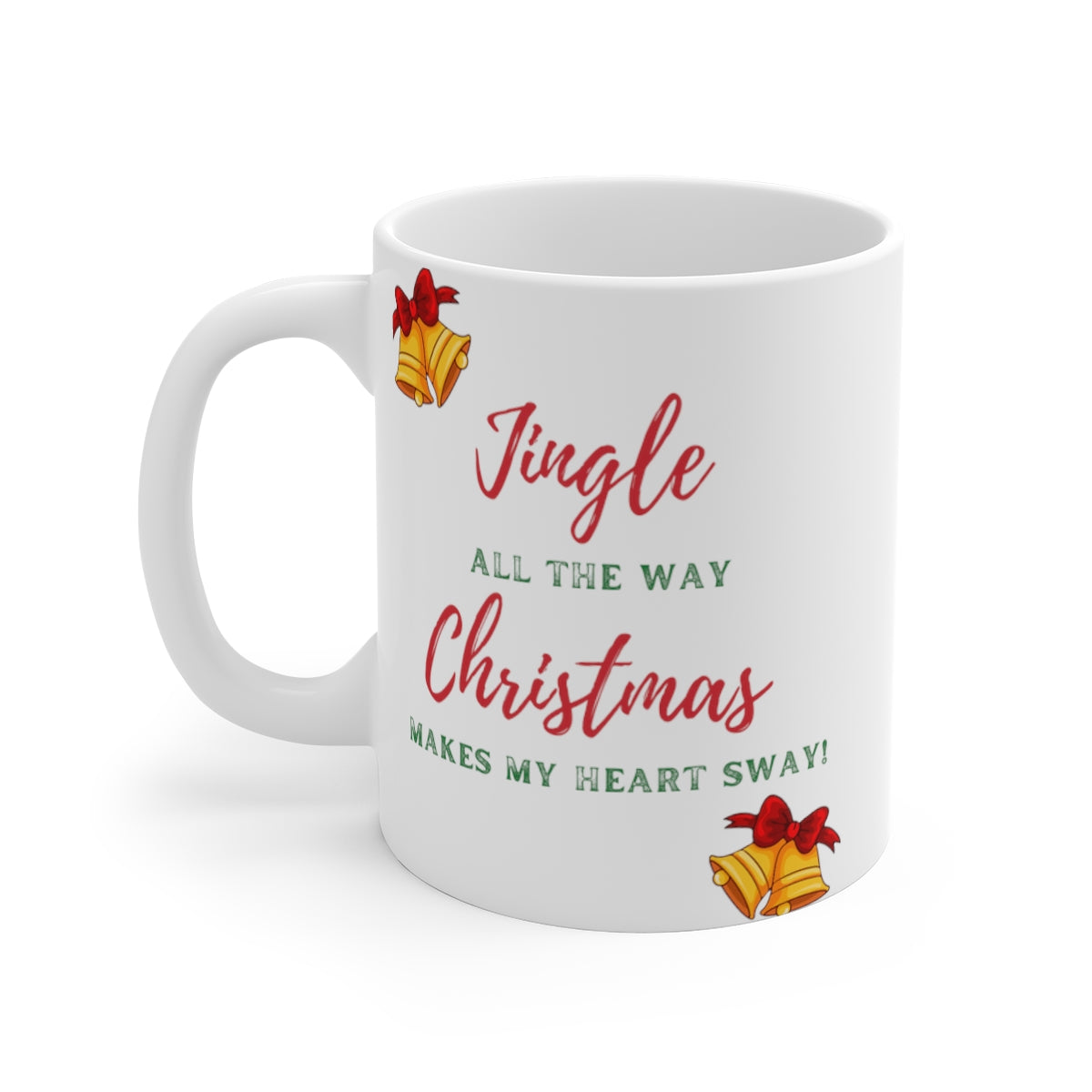 HOLIDAY CHEER 11oz MUG - Jingle Bells Theme