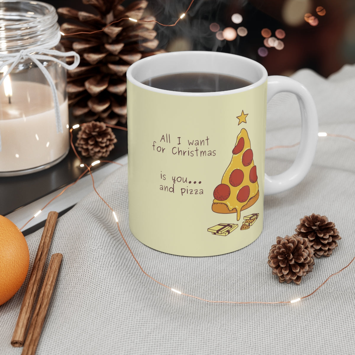 HOLIDAY CHEER 11oz MUG - Christmas Meal Theme