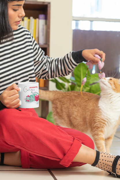 HOLIDAY CHEER 11oz MUG - Pets & Christmas Theme