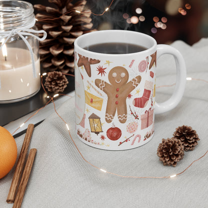 HOLIDAY CHEER 11oz MUG - Christmas & Love Theme