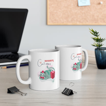 HOLIDAY CHEER 11oz MUG - Pets & Christmas Theme