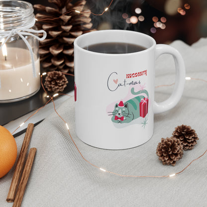 HOLIDAY CHEER 11oz MUG - Pets & Christmas Theme
