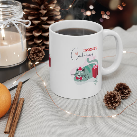 HOLIDAY CHEER 11oz MUG - Pets & Christmas Theme
