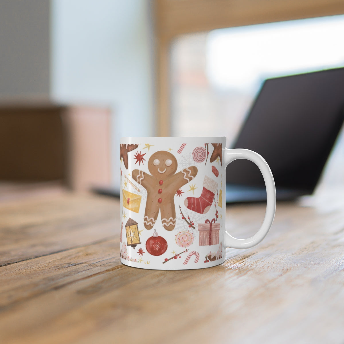HOLIDAY CHEER 11oz MUG - Christmas & Love Theme
